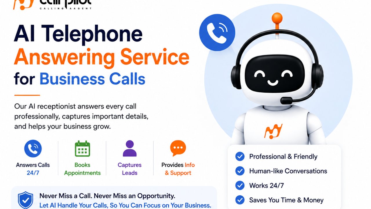 AI Telephone Answering Service for Business Calls